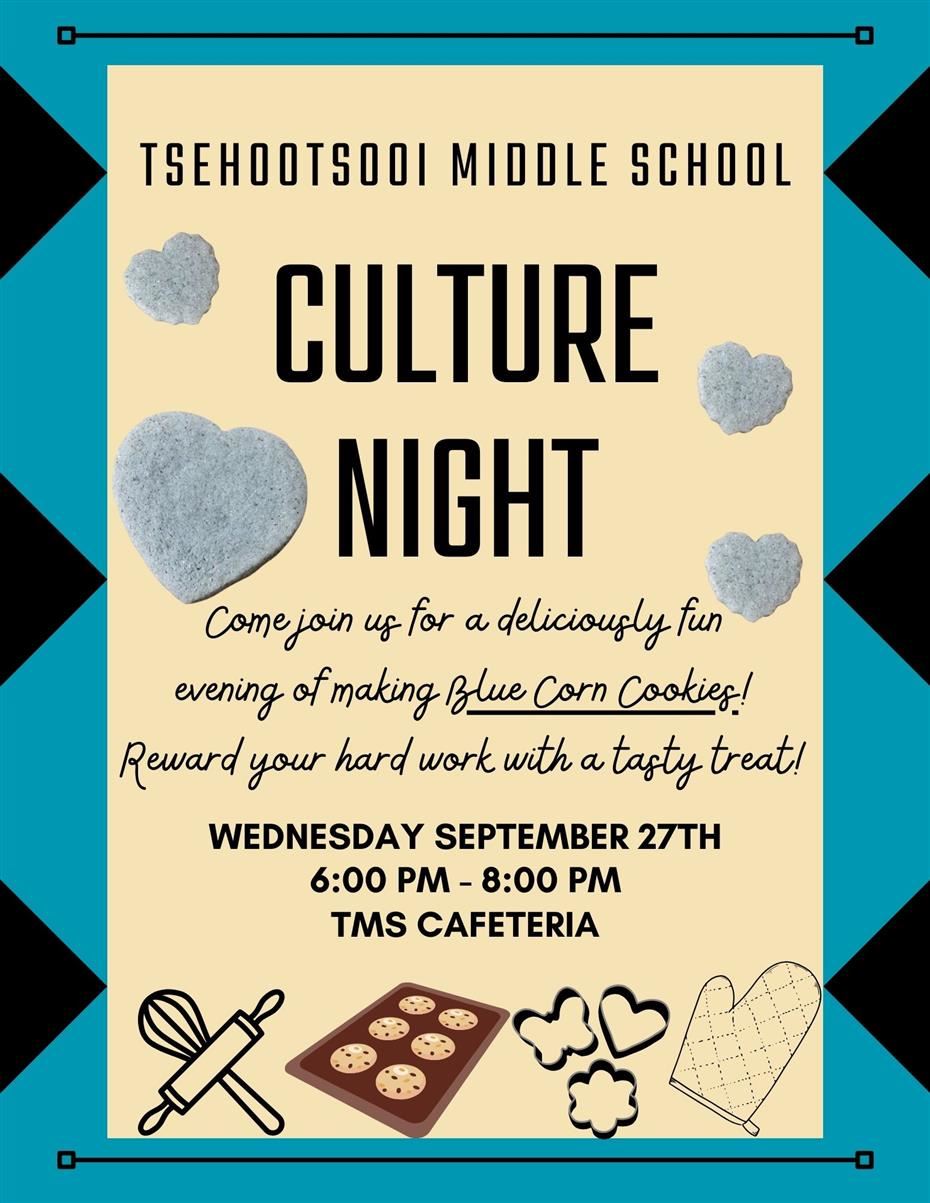 September Culture Night - Blue Corn Cookies